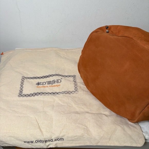 OLD TREND Women's Genuine Leather Rose Valley Hobo Slouchy Suede Bag - Picture 16 of 17